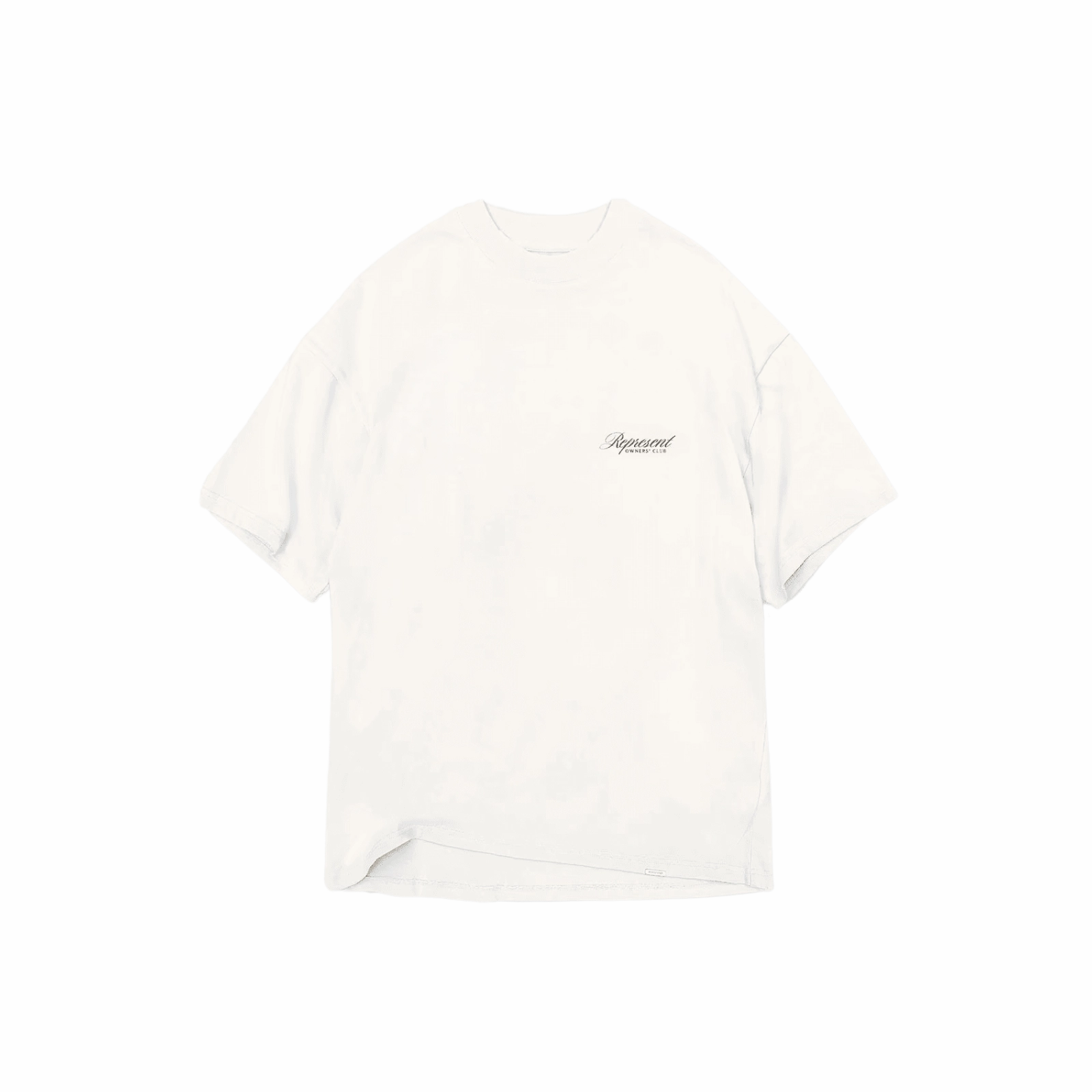 Represent Owners Club Script T-Shirt - Flat White