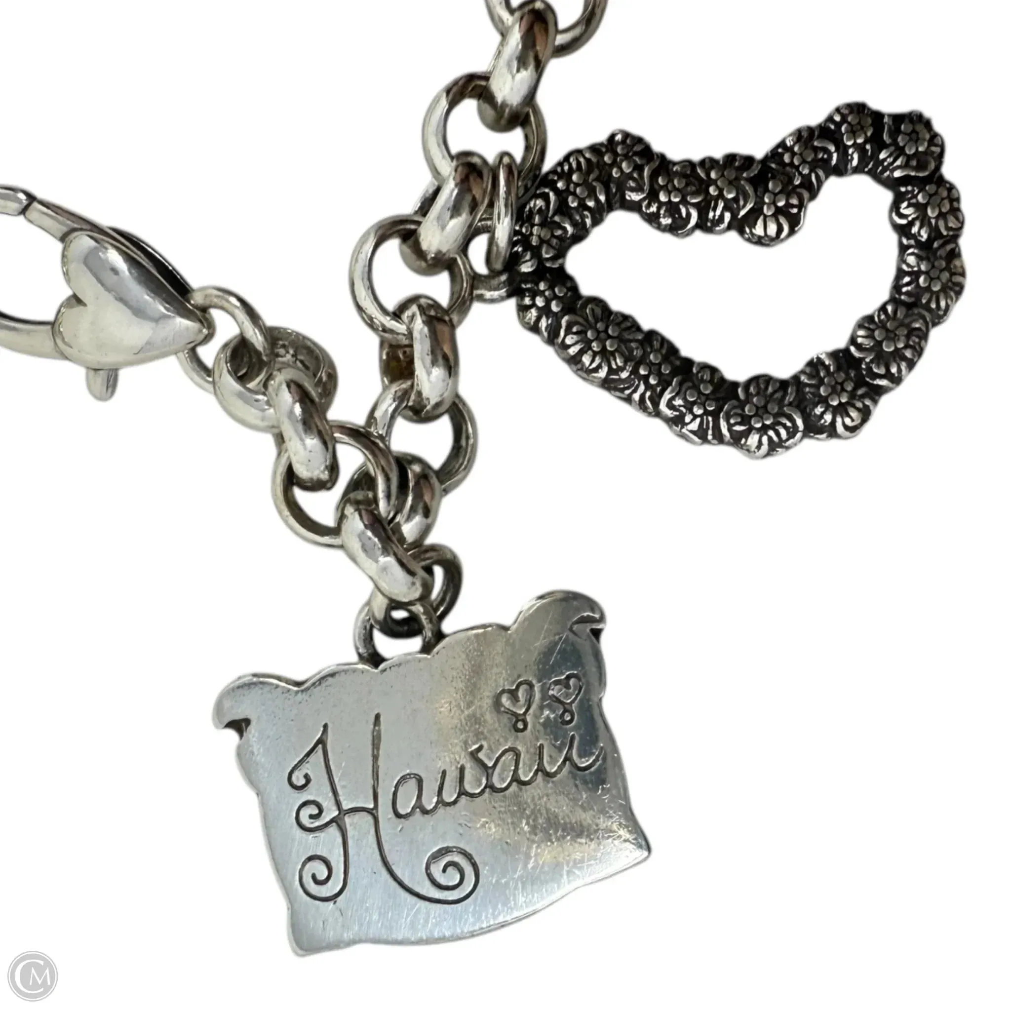 Retired Hawaii State Aloha Charm Bracelet By Brighton