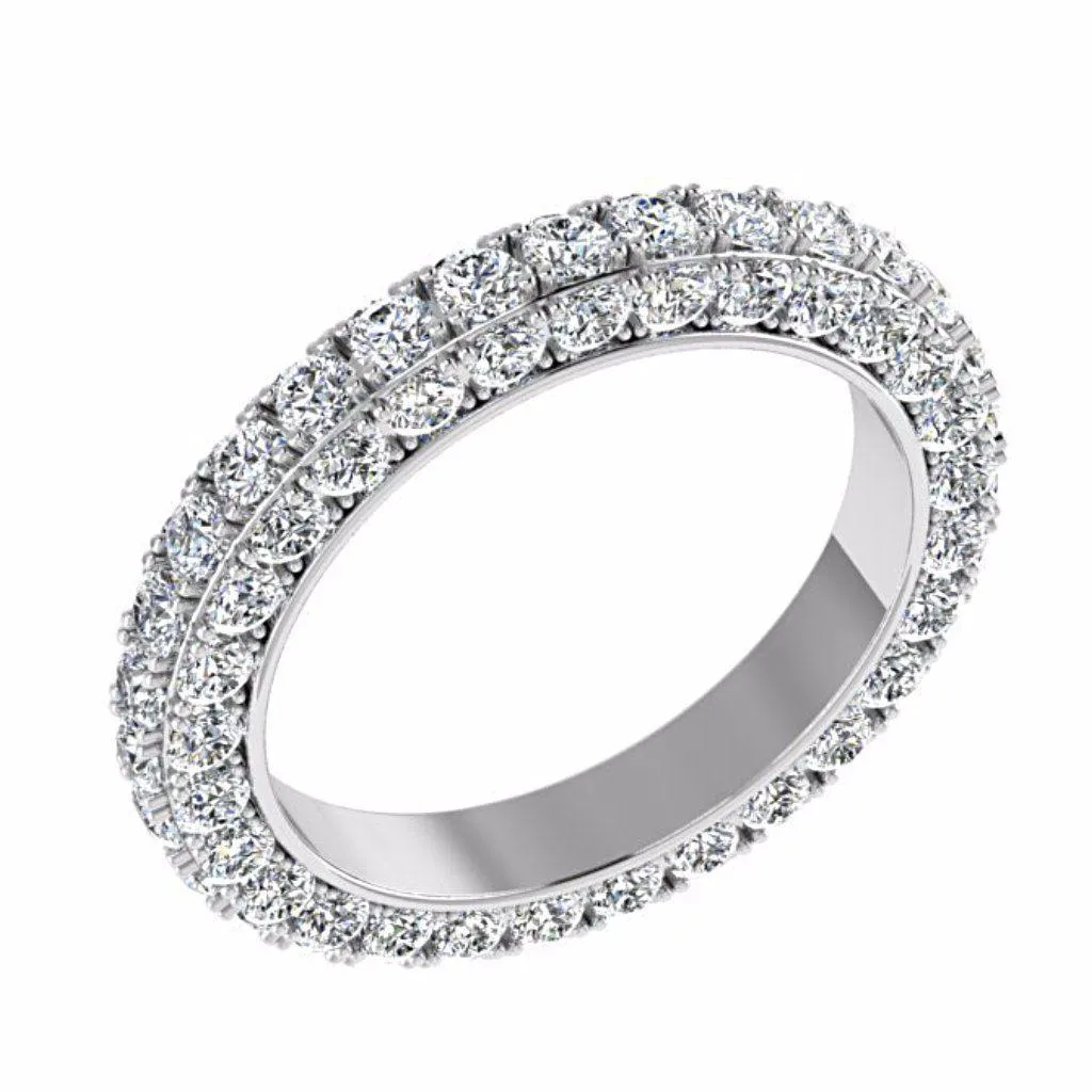 Sapphire Eternity Ring 18K Gold