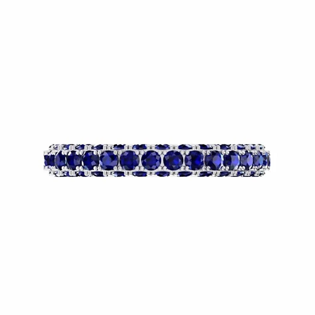 Sapphire Eternity Ring 18K Gold