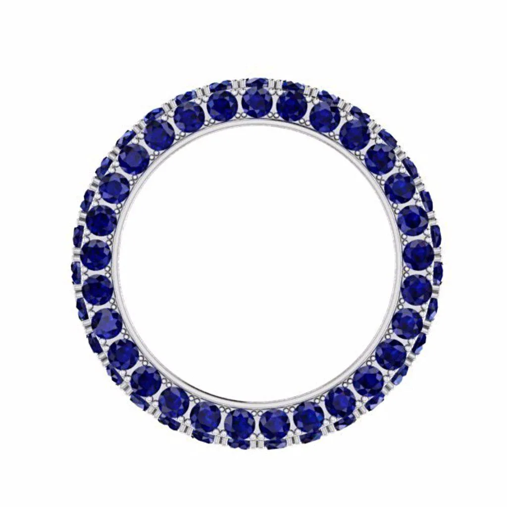 Sapphire Eternity Ring 18K Gold
