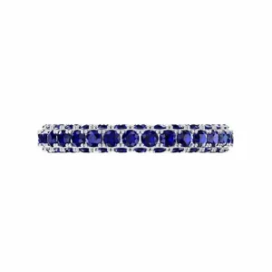 Sapphire Eternity Ring 18K Gold
