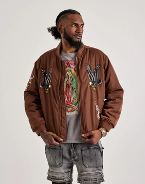 Seasonal wear Ed Hardy Panther Bomber Jacket Free shipping offers