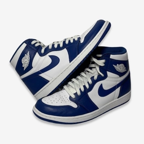 sleek essentials [PRE-LOVED: Size 10.5M / 12W] (Men's) Air Jordan 1 Retro High OG 'Storm Blue' (2016) 555088-127 your core layer