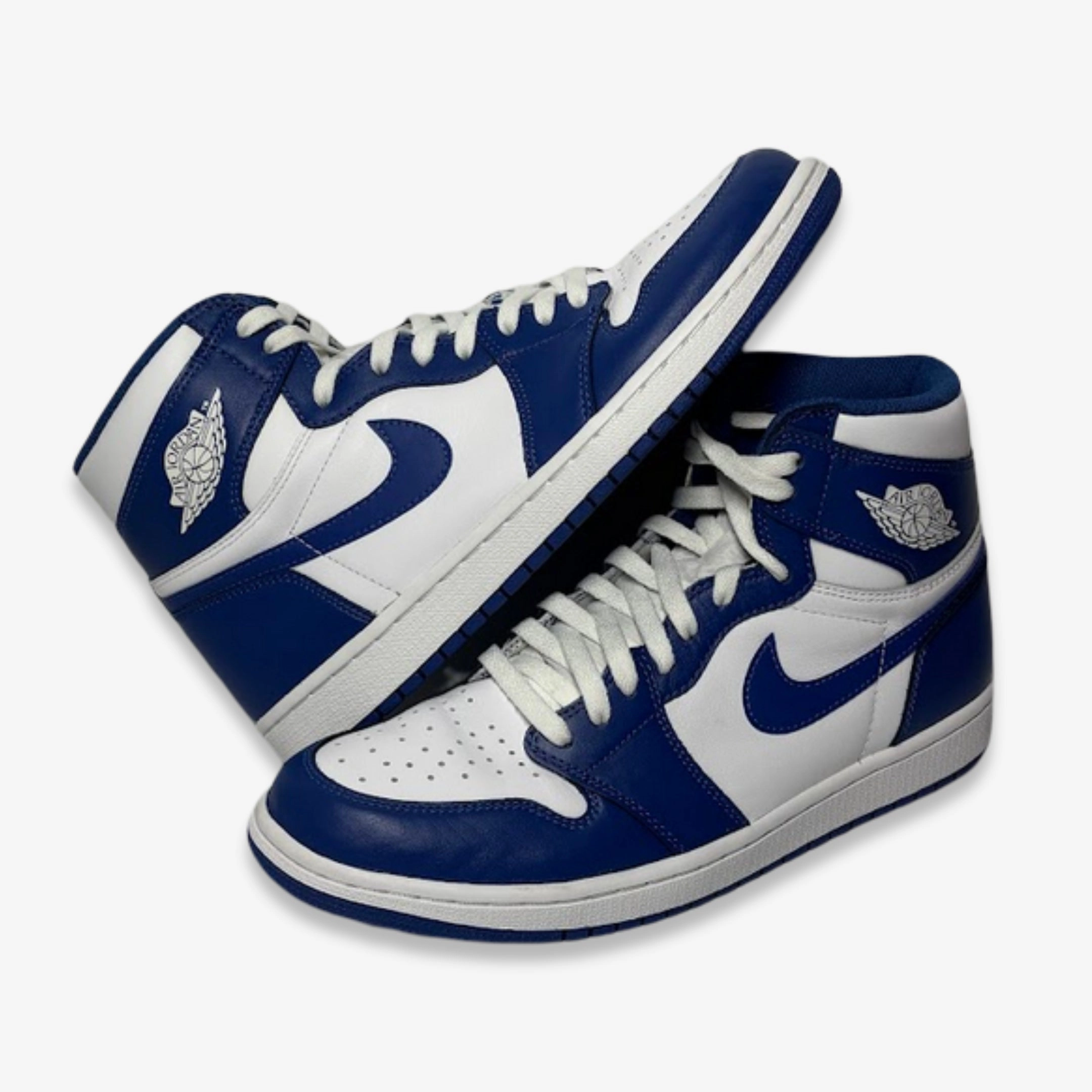 sleek essentials [PRE-LOVED: Size 10.5M / 12W] (Men's) Air Jordan 1 Retro High OG 'Storm Blue' (2016) 555088-127 your core layer