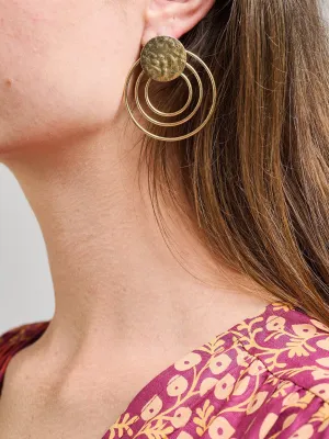 Sol Stud Earrings - Gold