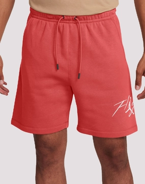 Spandex - incorporated fashion Jordan Essentials Fleece Red Shorts Spandex - incorporated fashion