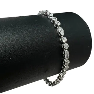 Sterling Silver & Cubic Zirconia Tennis Bracelet