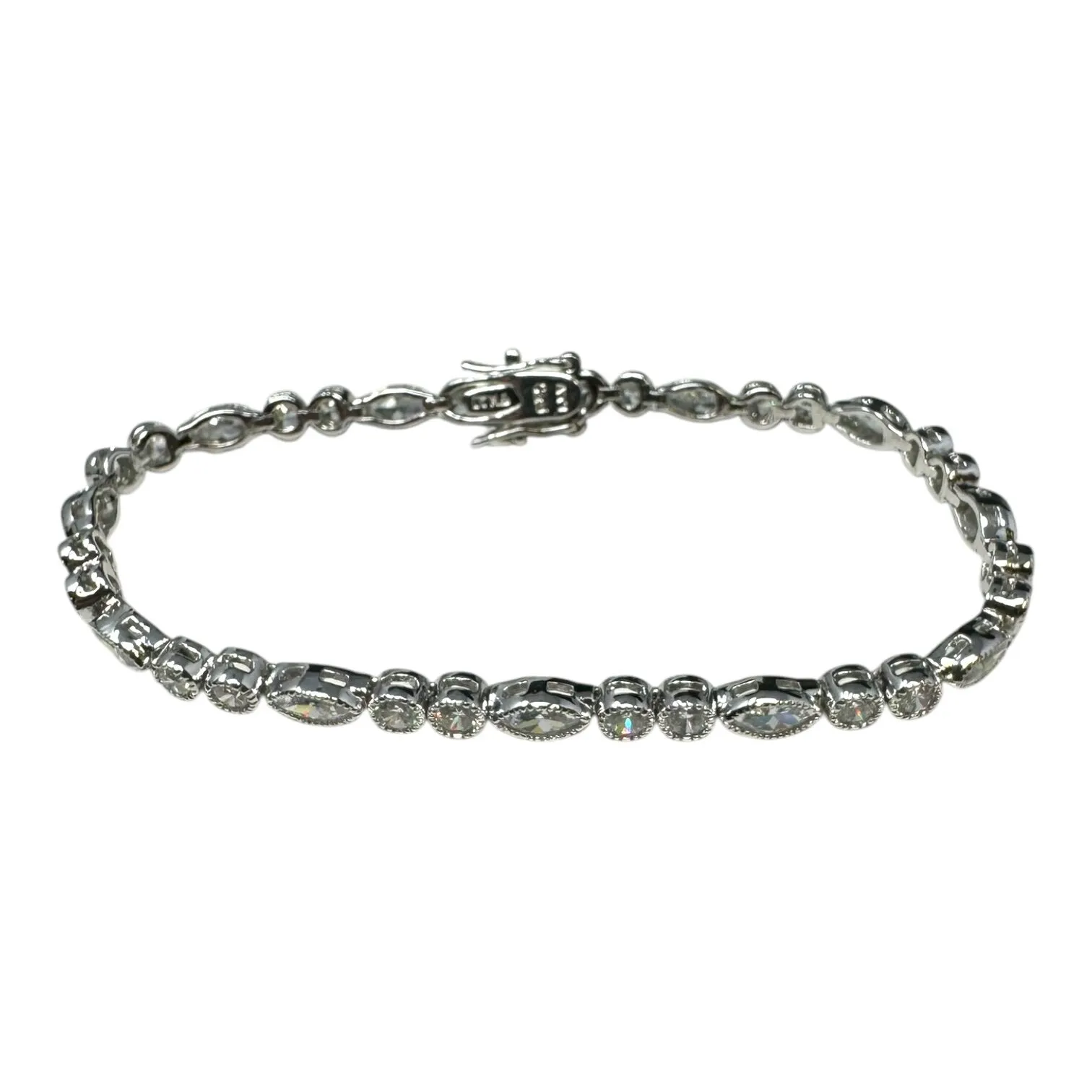 Sterling Silver & Cubic Zirconia Tennis Bracelet
