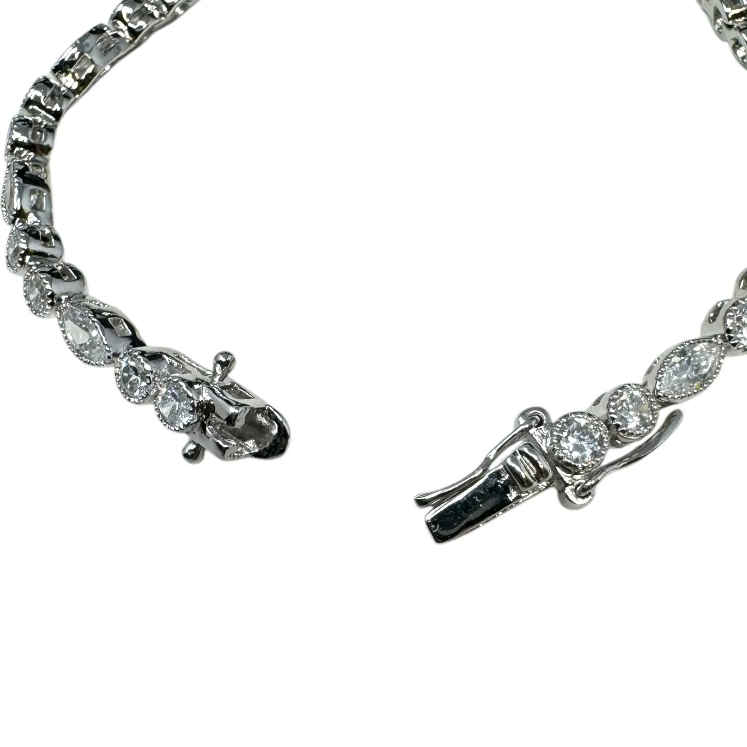 Sterling Silver & Cubic Zirconia Tennis Bracelet