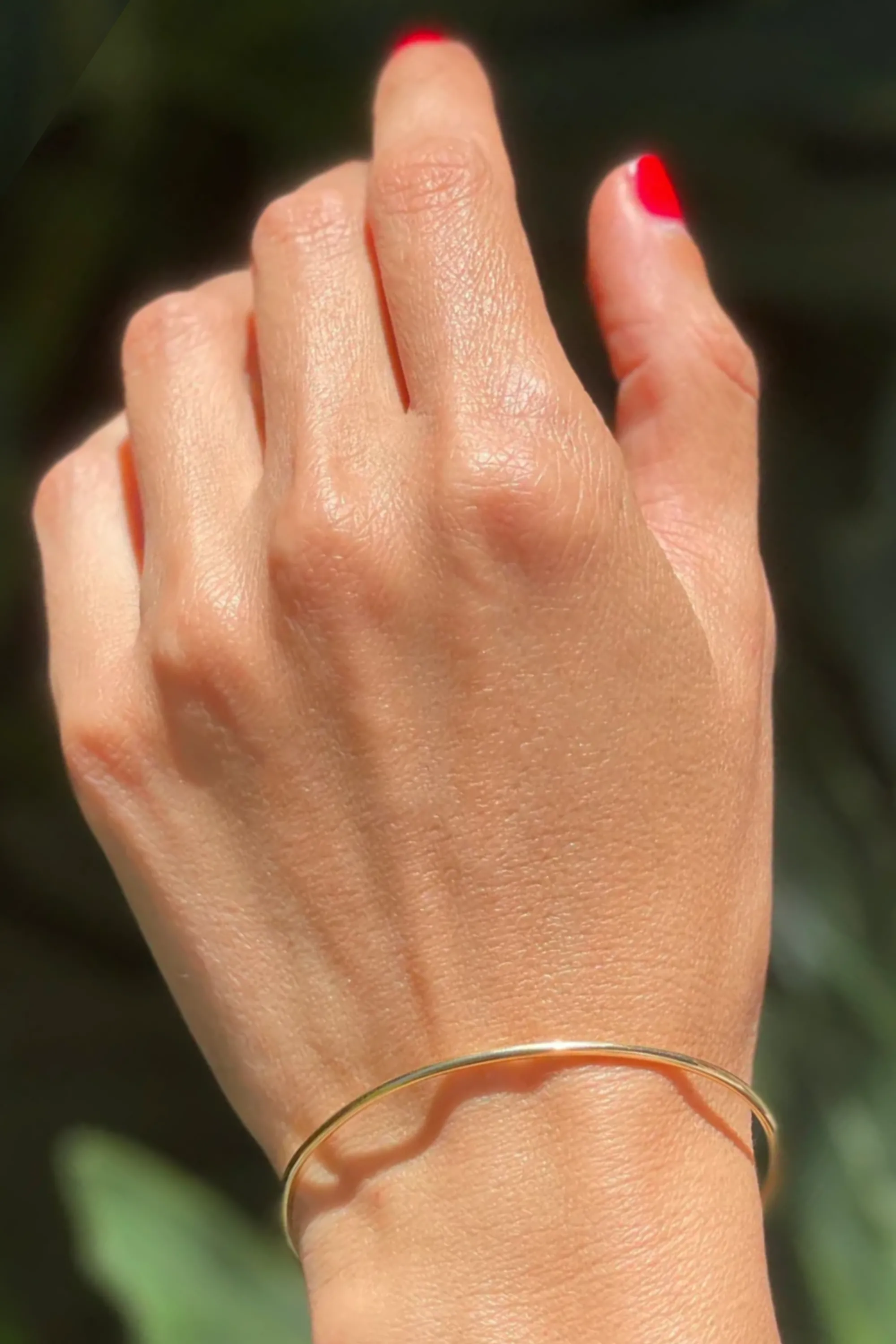 Subtle Classic Cuff, Yellow Gold