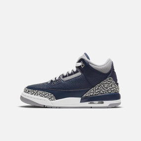 subtle performance (GS) Air Jordan 3 Retro 'Georgetown Hoyas / Midnight Navy' (2021) 398614-401 essential rhythm