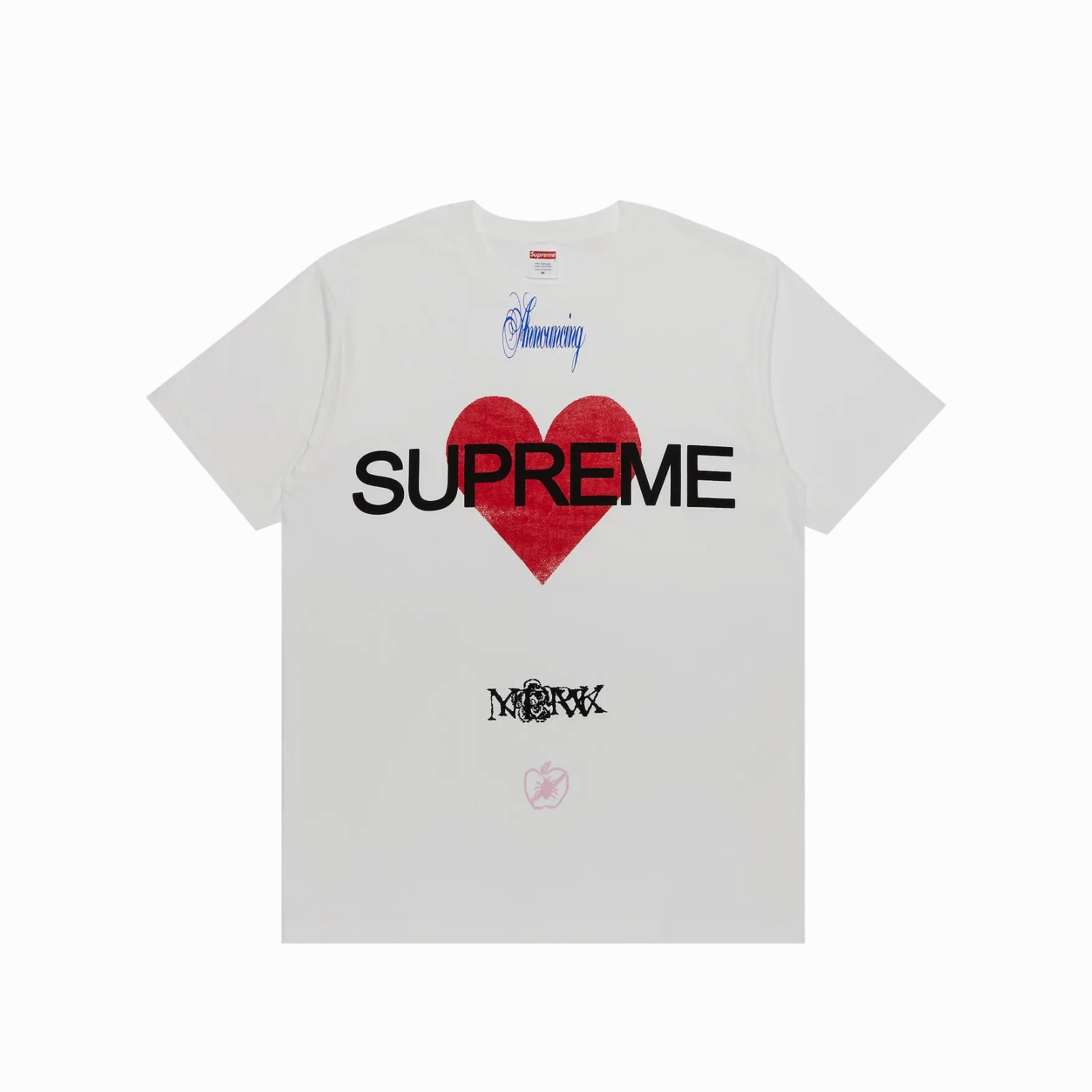 Supreme Announcing Tee White