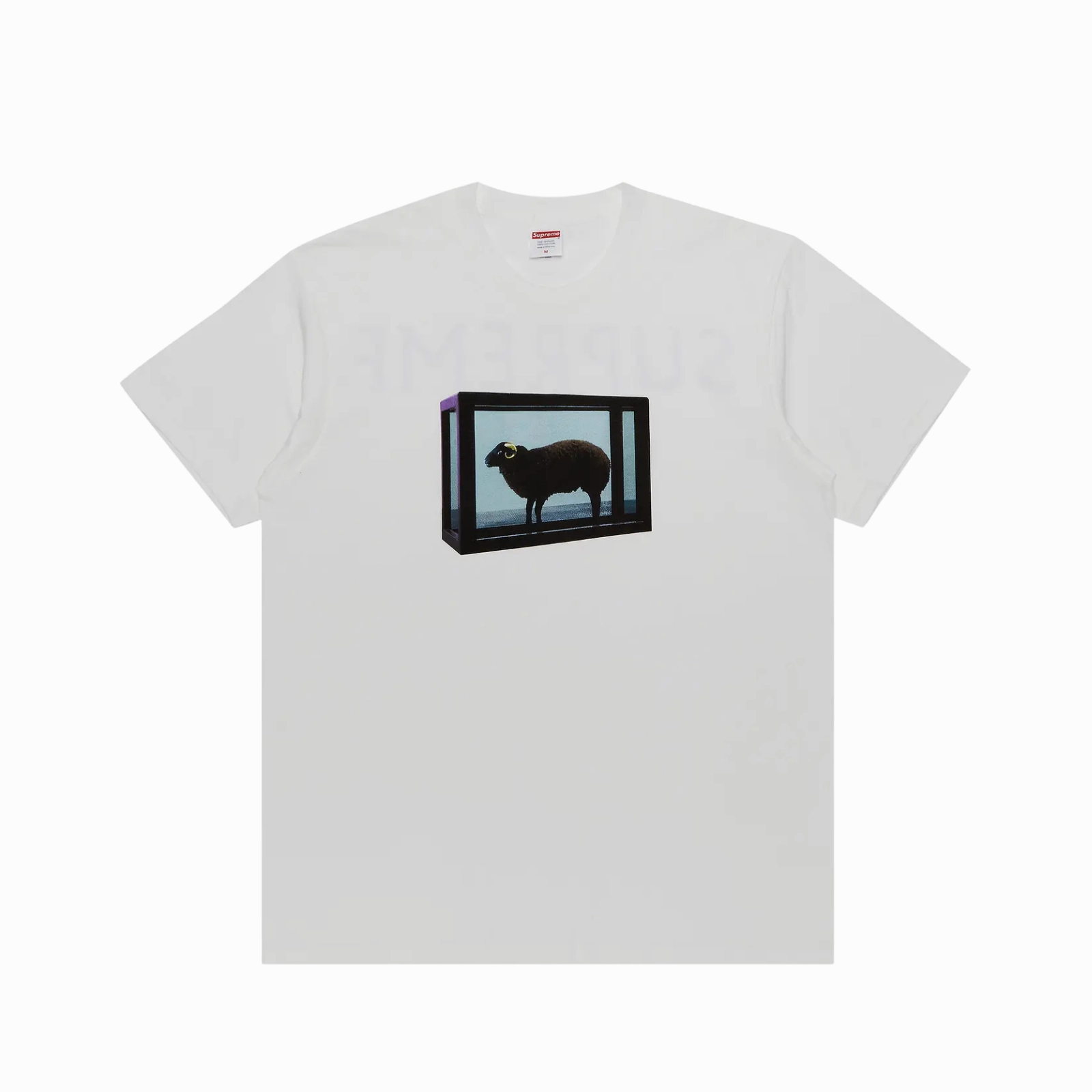 Supreme Damien Hirst Black Sheep Tee White