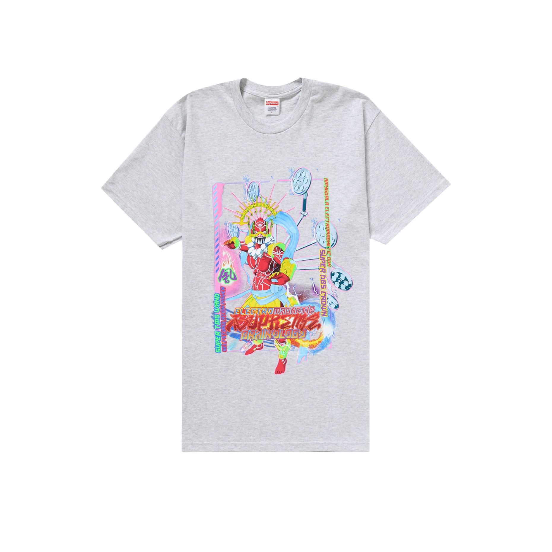 Supreme Electromagnetic Tee Ash Grey