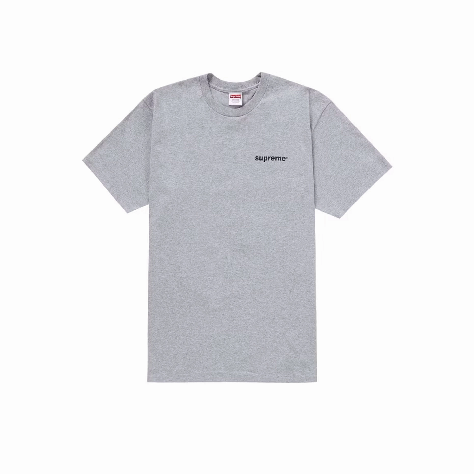 Supreme Fuck Money Tee Heather Grey