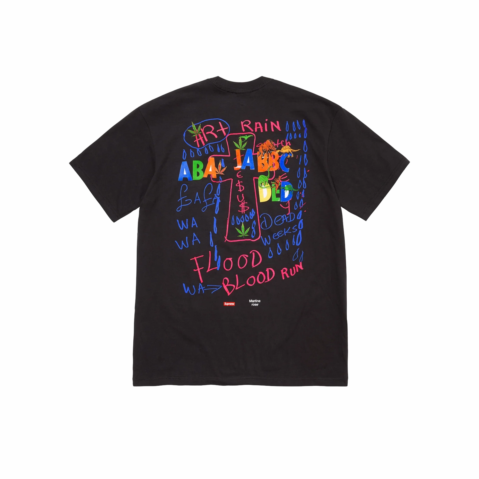 Supreme x Martine Rose Lee Scratch Perry Tee Black