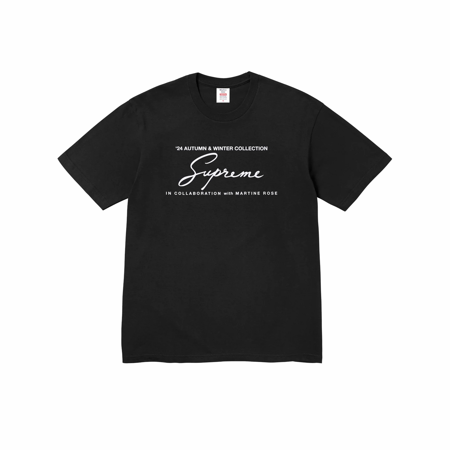Supreme x Martine Rose Tee Black