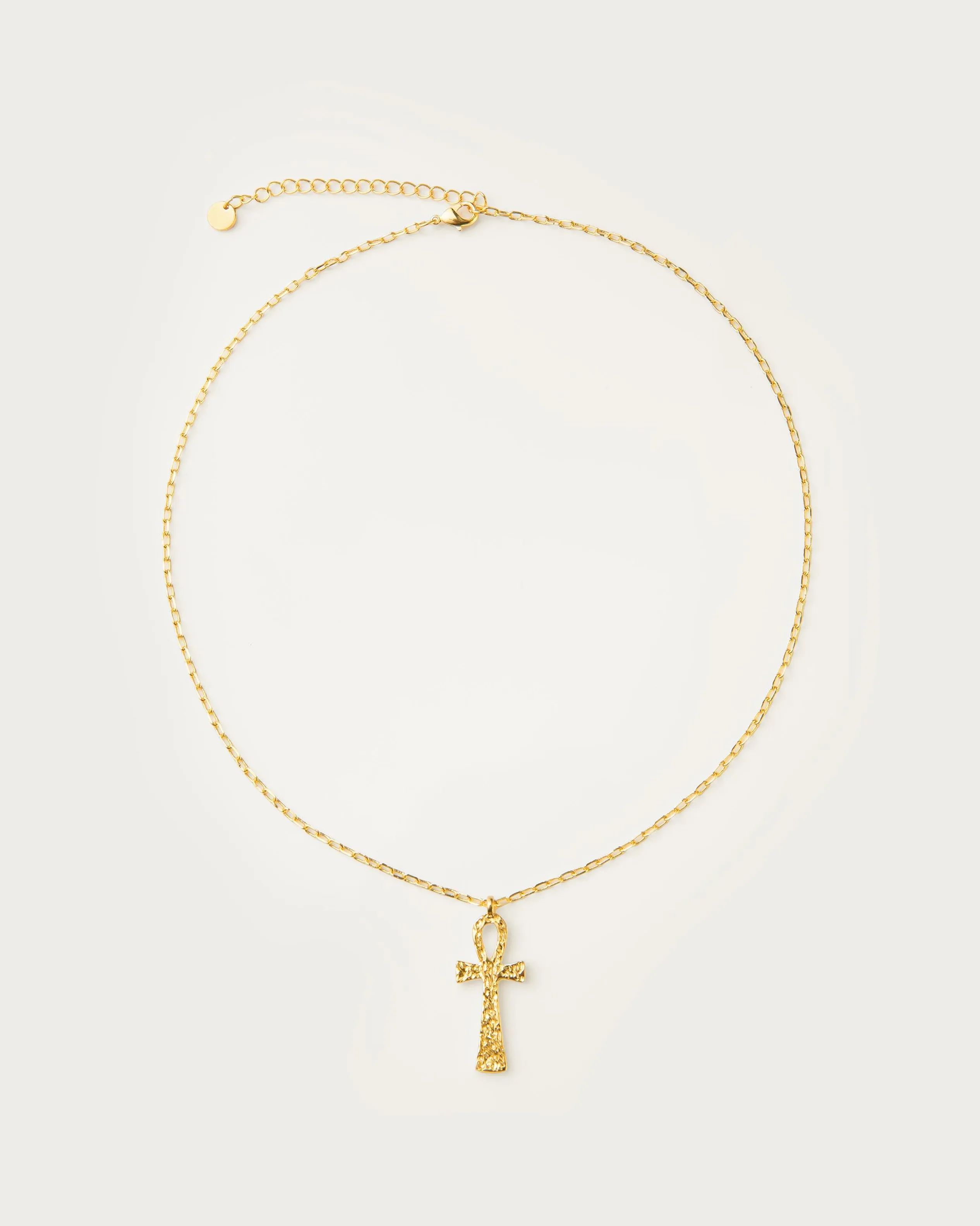 Textured Ankh Necklace