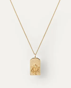 The Libra Zodiac Pendant Necklace