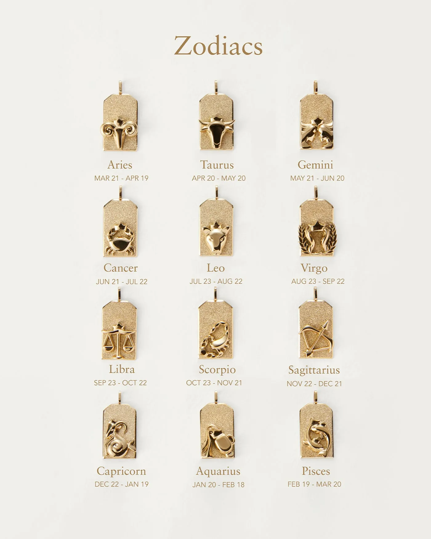 The Virgo Zodiac Pendant Necklace