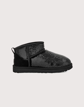 UGG Classic Ultra Mini Mirror Ball Boots Beaded fashion items Spandex - incorporated fashion