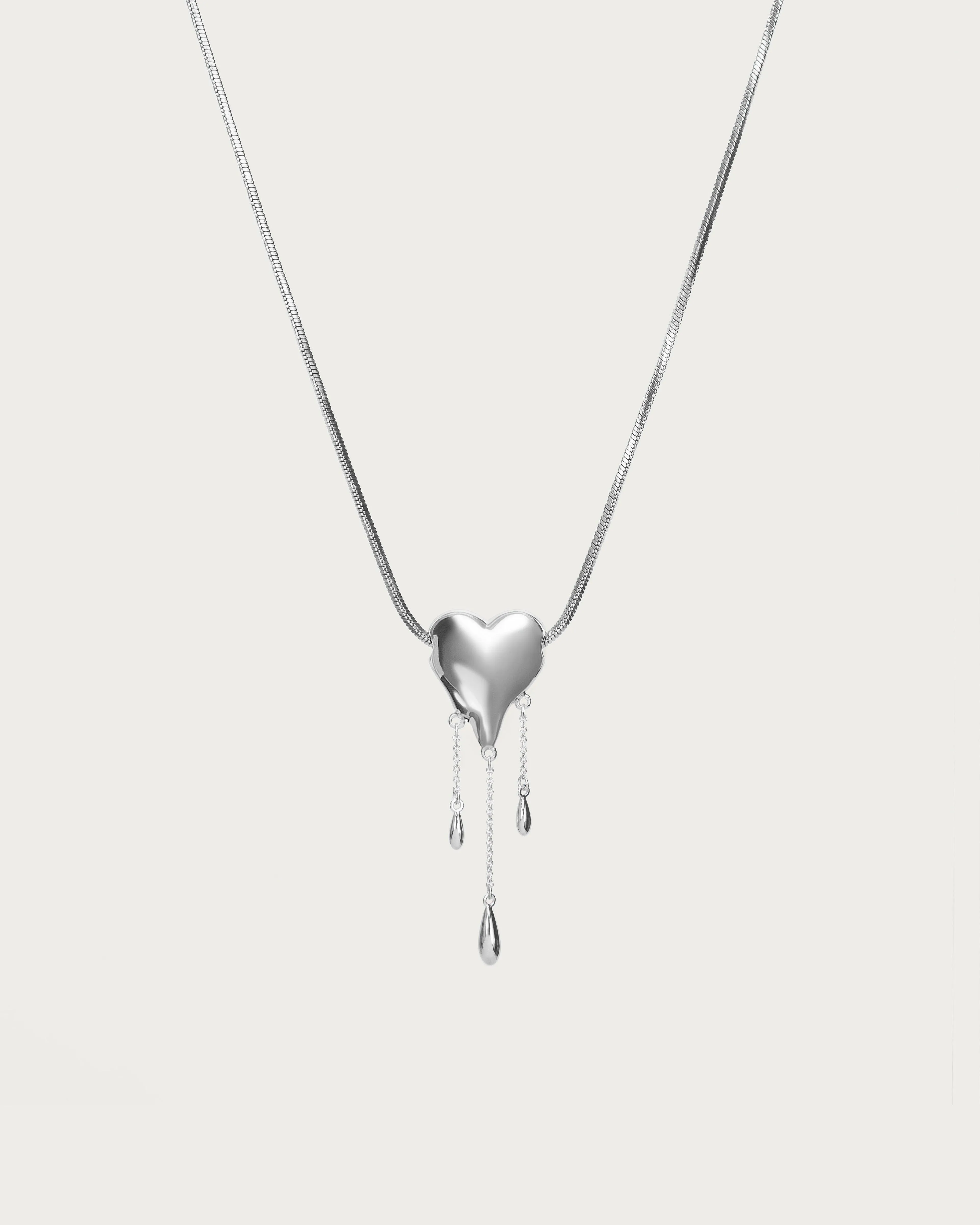 Venom??s Golden Drip Heart Necklace