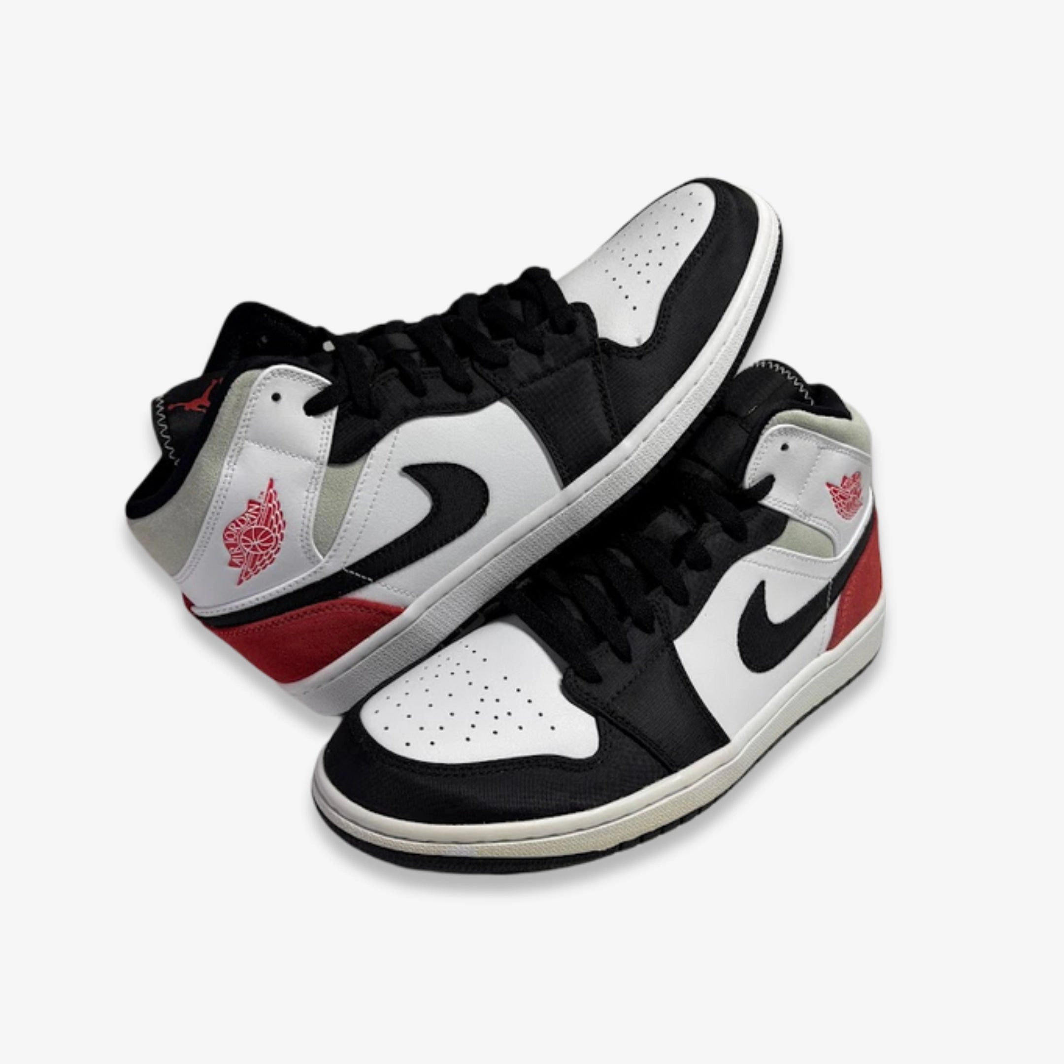 versatile pulse [NEW-CONDITIONAL: Size 11M / 12.5W] (Men's) Air Jordan 1 Mid SE 'Union Black Toe' (2020) 852542-100 creative layers