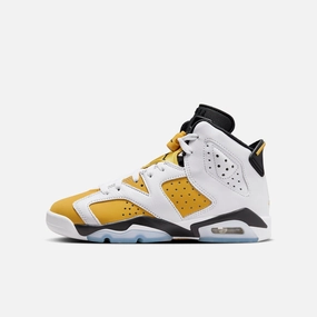 visual ease (GS) Air Jordan 6 Retro 'White / Yellow Ochre' (2024) 384665-170 refined structure