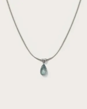 Waterdrop Necklace in Marine Blue