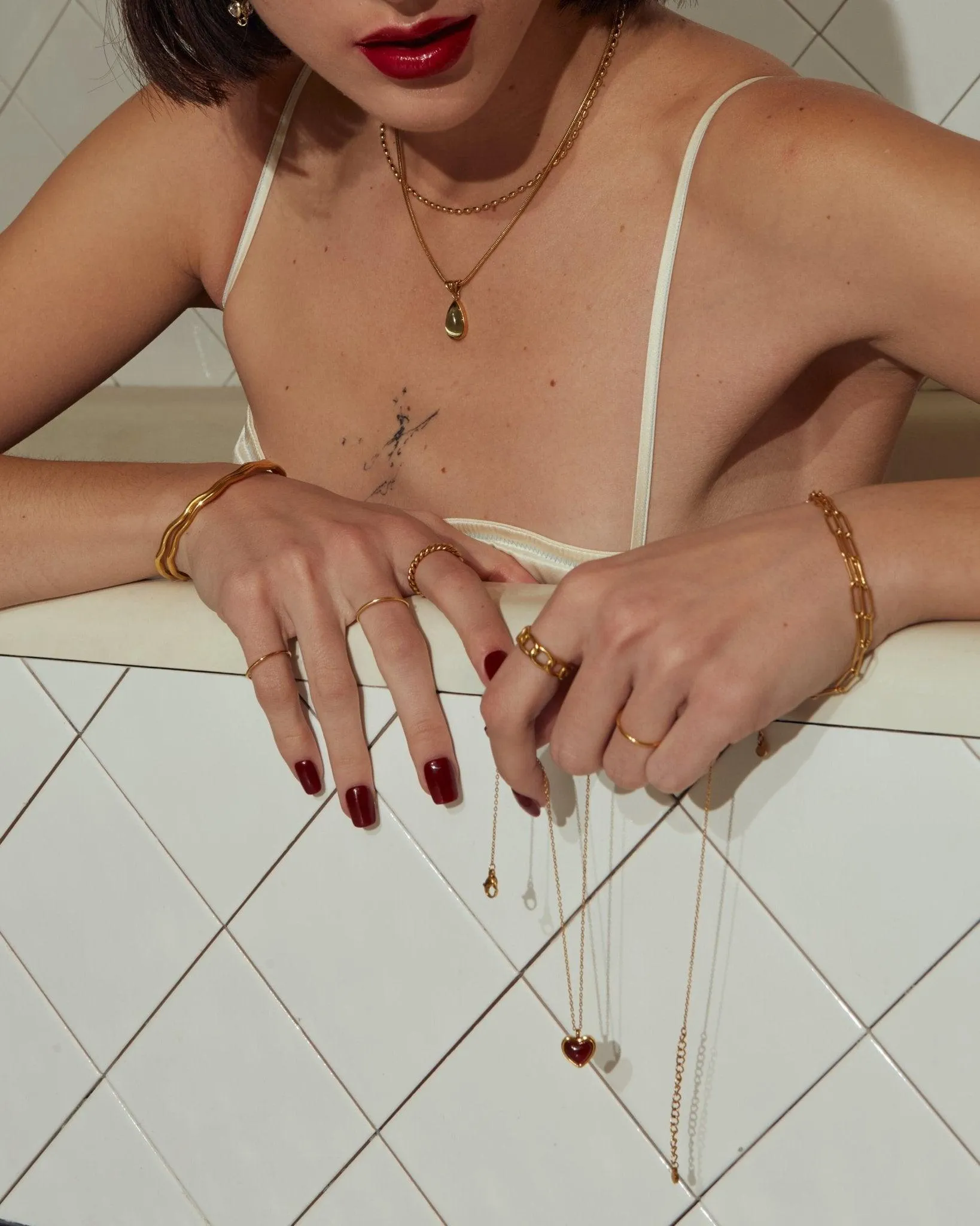 Waterdrop Necklace Set