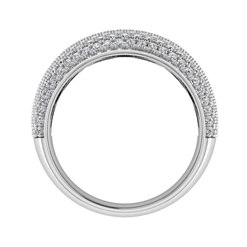 Wide Band Pave Diamond Ring 18K Gold (2.30 ct. tw)