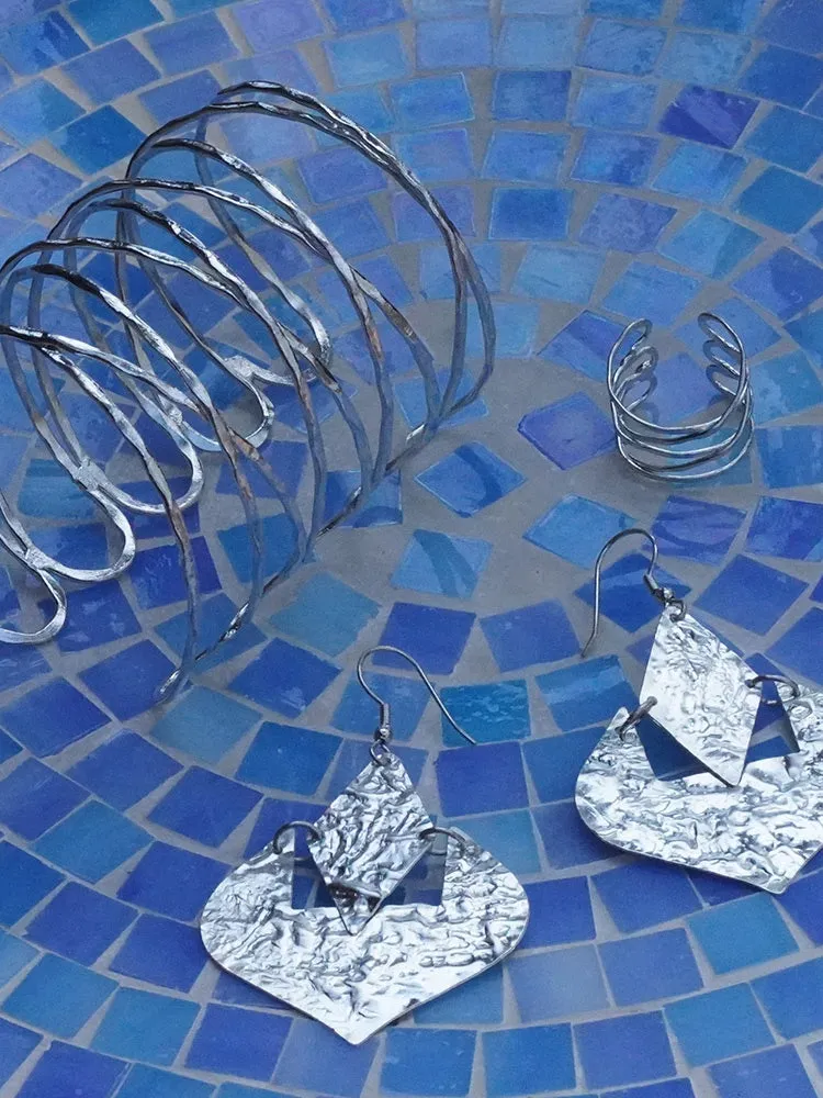 Wind And Water Bracelet - Silver
