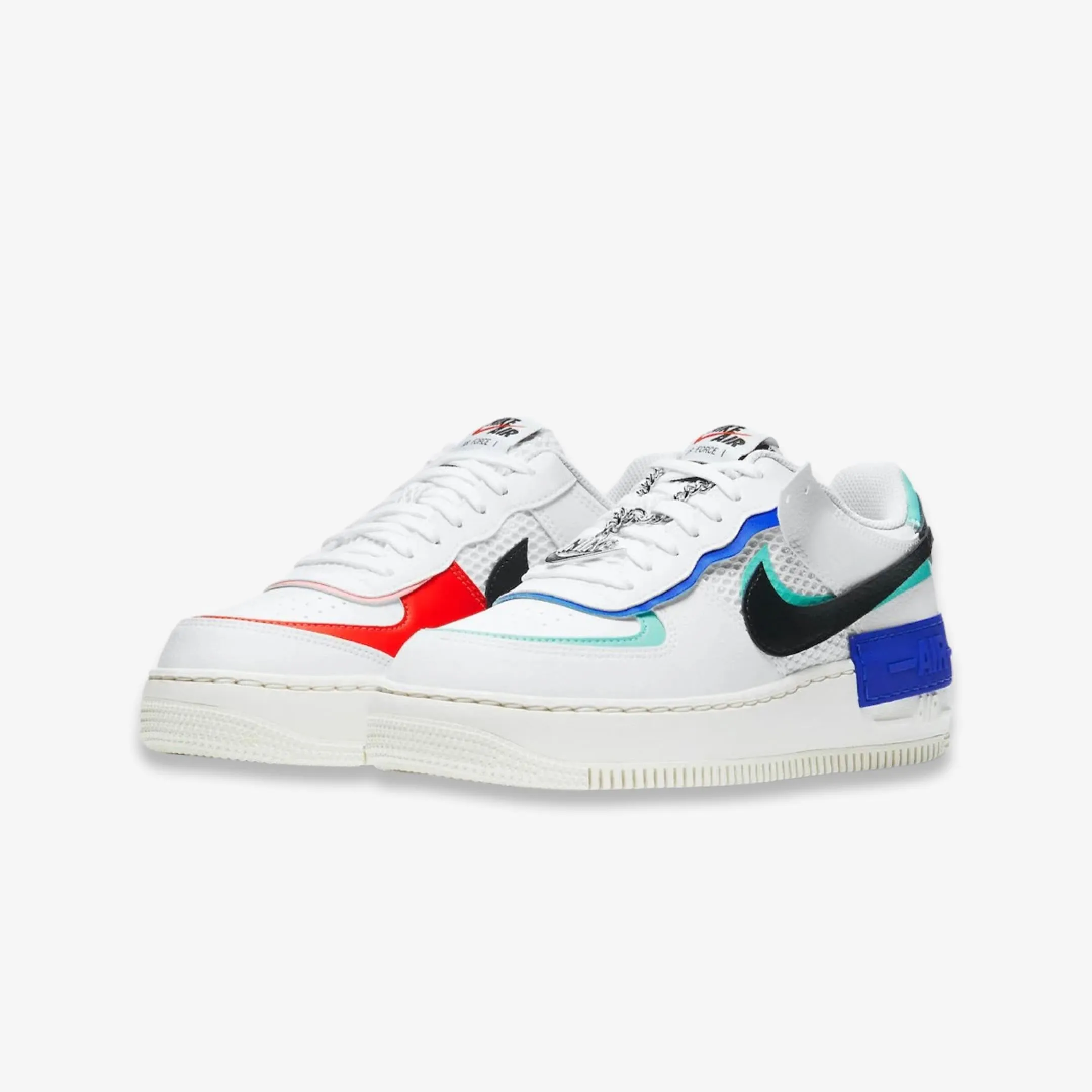 (Women's) Nike Air Force 1 Low Shadow 'Multi-Color 3D' (2020) DH1965-100 iconic minimalism