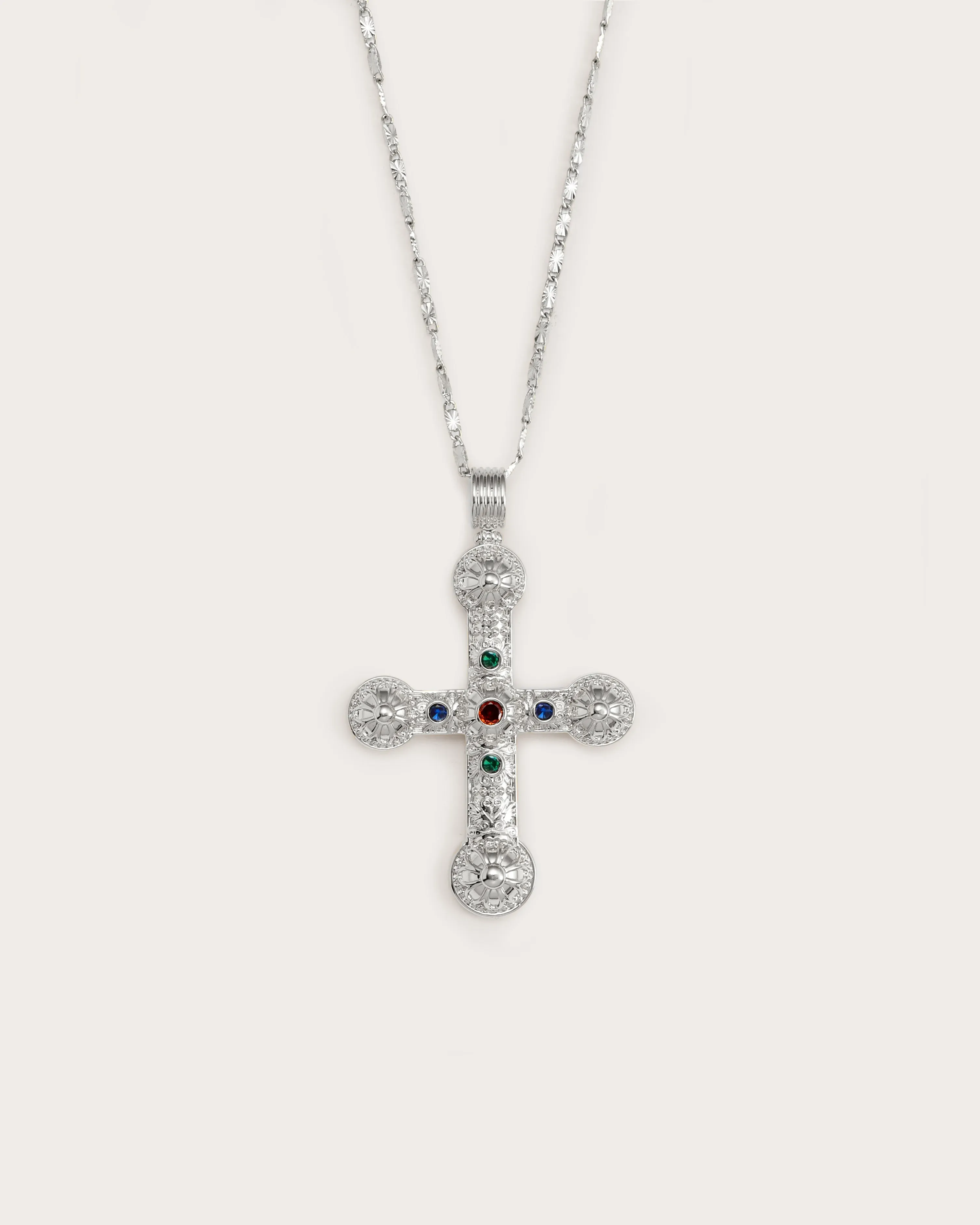 XL Cross Chain in Silver