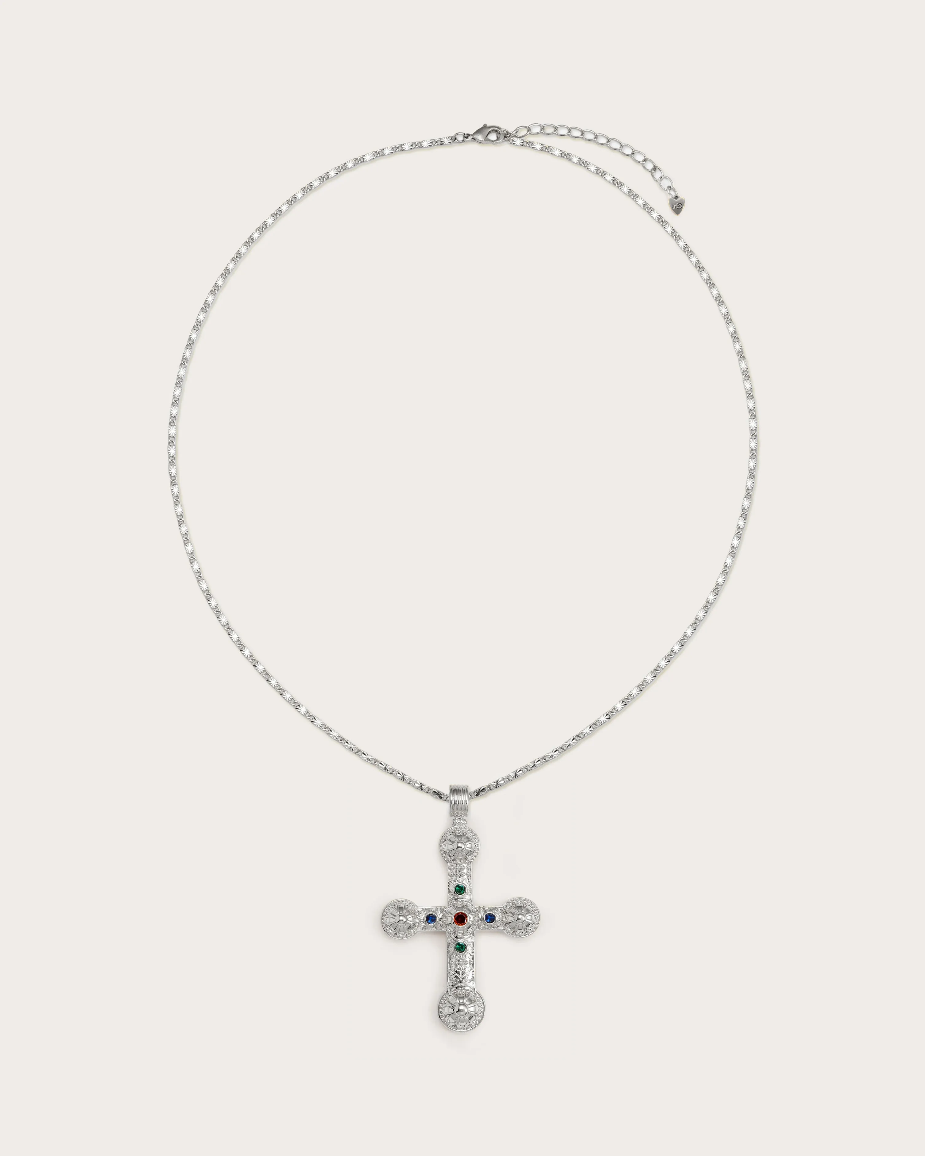XL Cross Chain in Silver